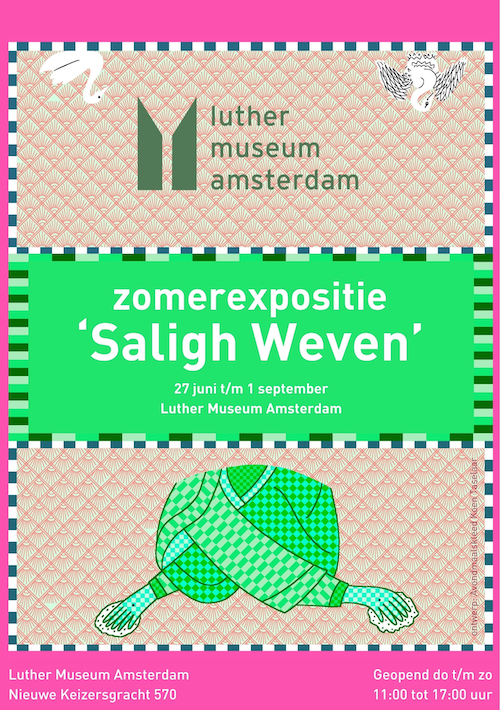 Flyer zomerexpo Saligh Weven